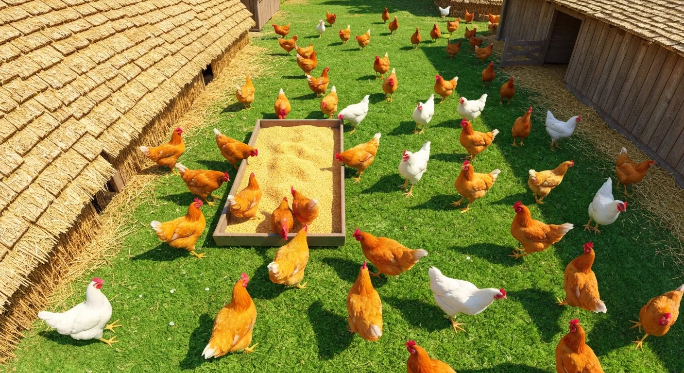 A balanced diet is the foundation for healthy hens and high-quality egg production