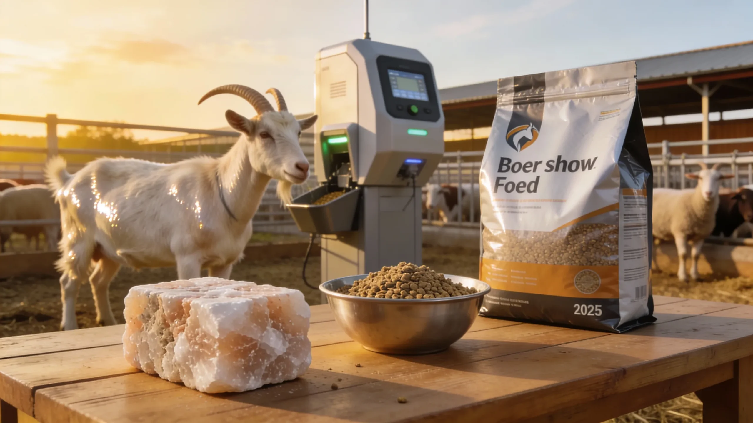 Purina and DuMor mineral blocks with growth-enhancing supplements