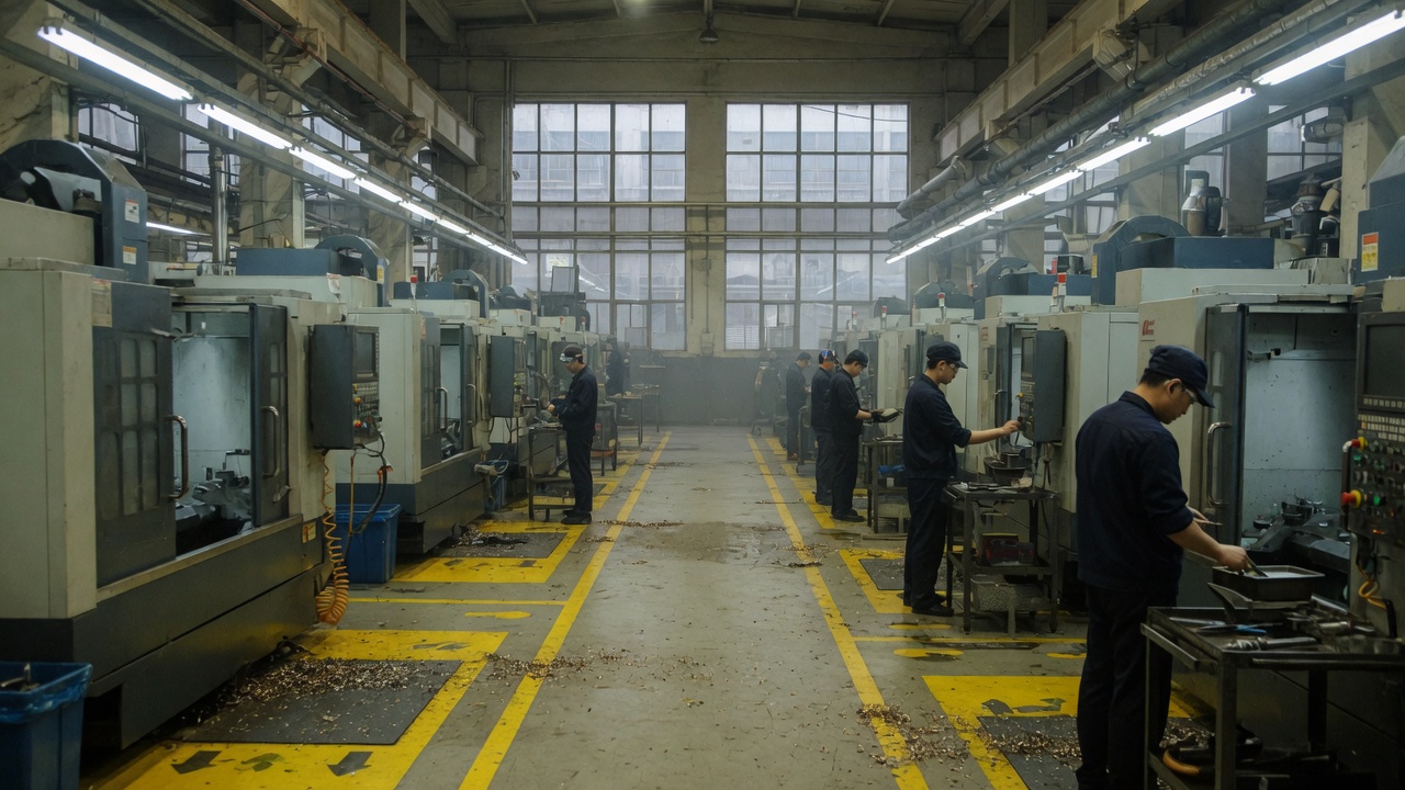 [REPLACE WITH REAL PHOTO] Factory floor / workshop