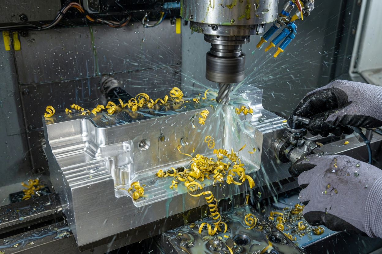 Equipment close-up — CNC